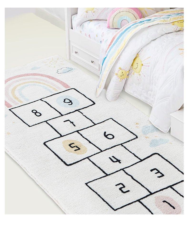 ALL 4 Kids Rainbow Hopscotch Rug