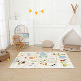 All 4 Kids Zoo Map Rug