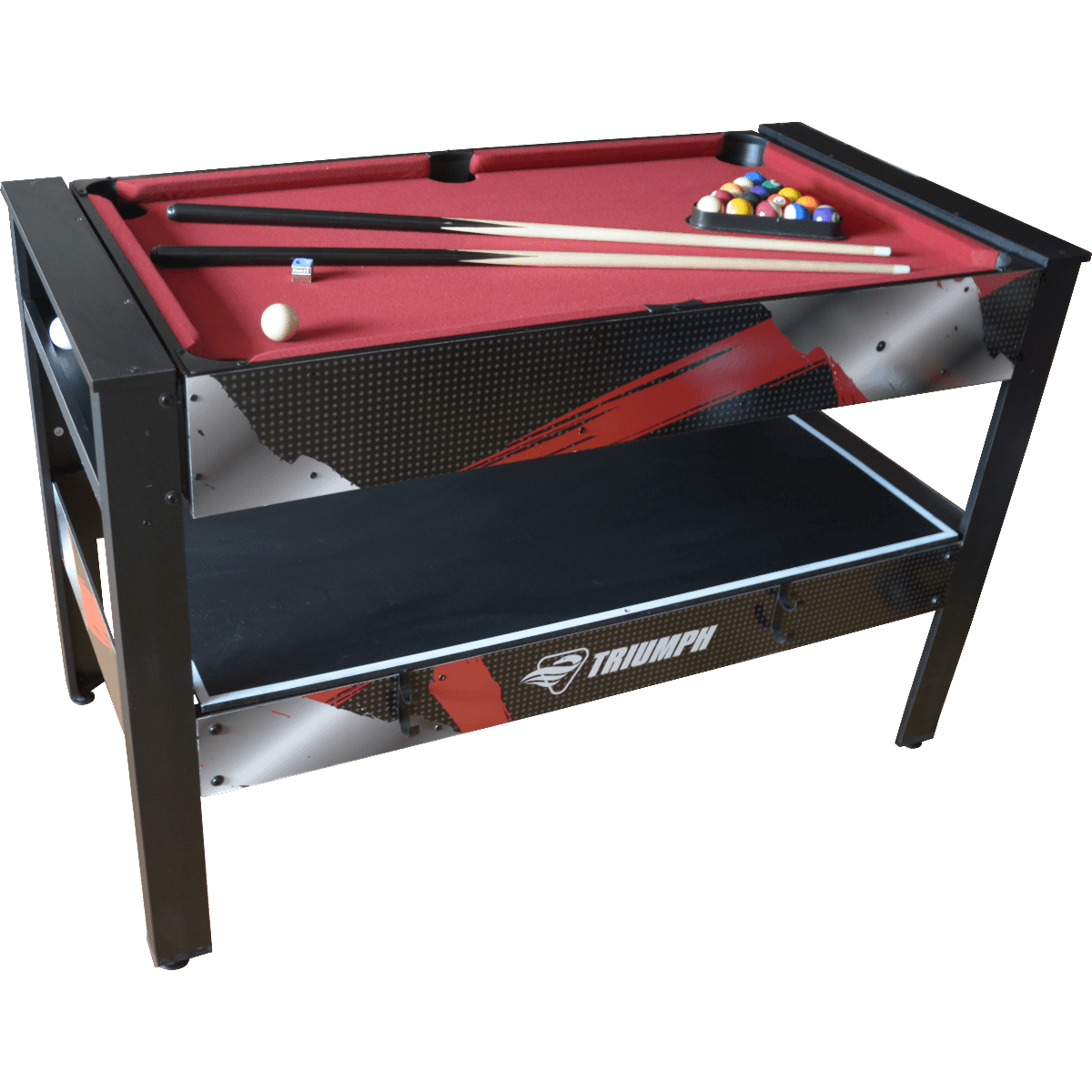 All 4 Kids Asher 4 in 1 4FT Activity Entertainment Play Pool Table