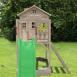 ALL 4 KIDS Brooklyn Cubby House with Slide and Sand Pitch