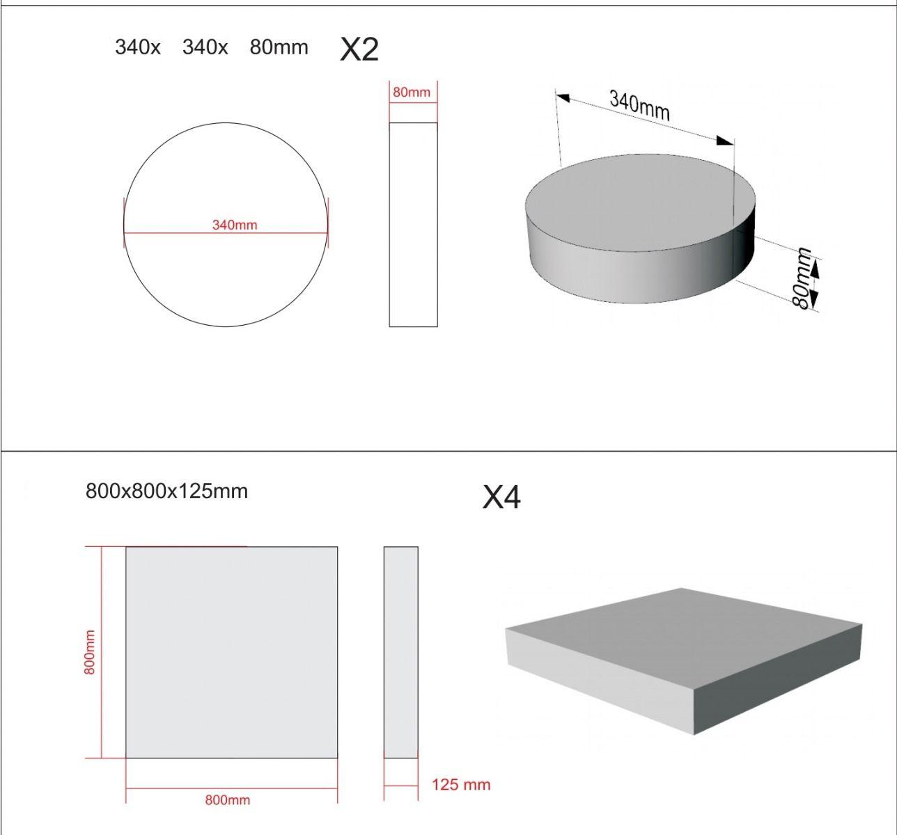 All 4 Kids Ethan 10 PCS Modular Play Couch - Green