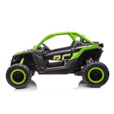 ALL 4 KIDS Licensed Can-Am RC Kids ride on UTV Car - Green