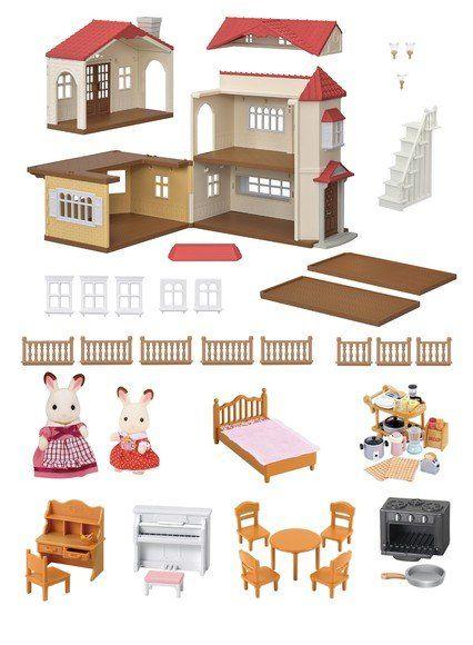 Sylvanian Families Red Roof Country Home