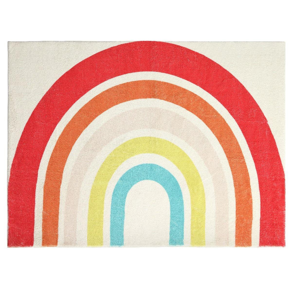 All 4 Kids Pastel Rainbow Rug