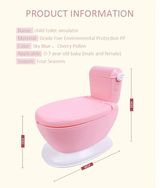 Joy Baby My First Toilet Training Potty with Sound - Pink