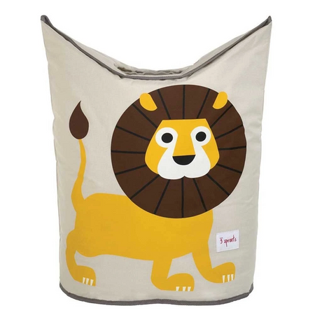 3 Sprouts Laundry Hamper - Yellow Lion