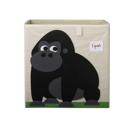 3 Sprouts Storage Box - Black Gorilla