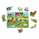 Melissa & Doug Old MacDonald Farm Sound Puzzle - 8pc