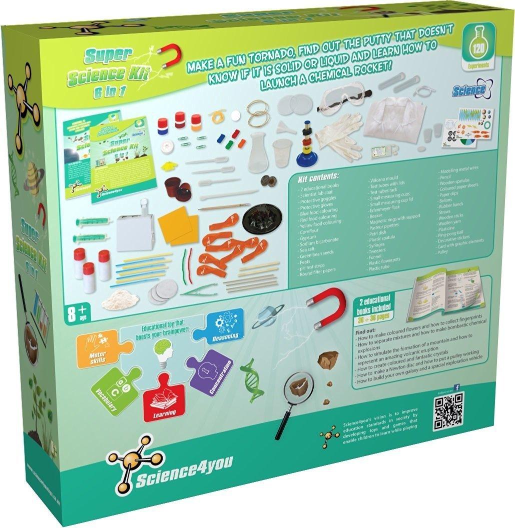 Science4you Super Kit - Super Science Kit 6 in 1