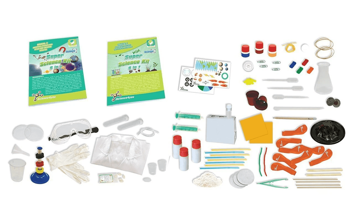 Science4you Super Kit - Super Science Kit 6 in 1