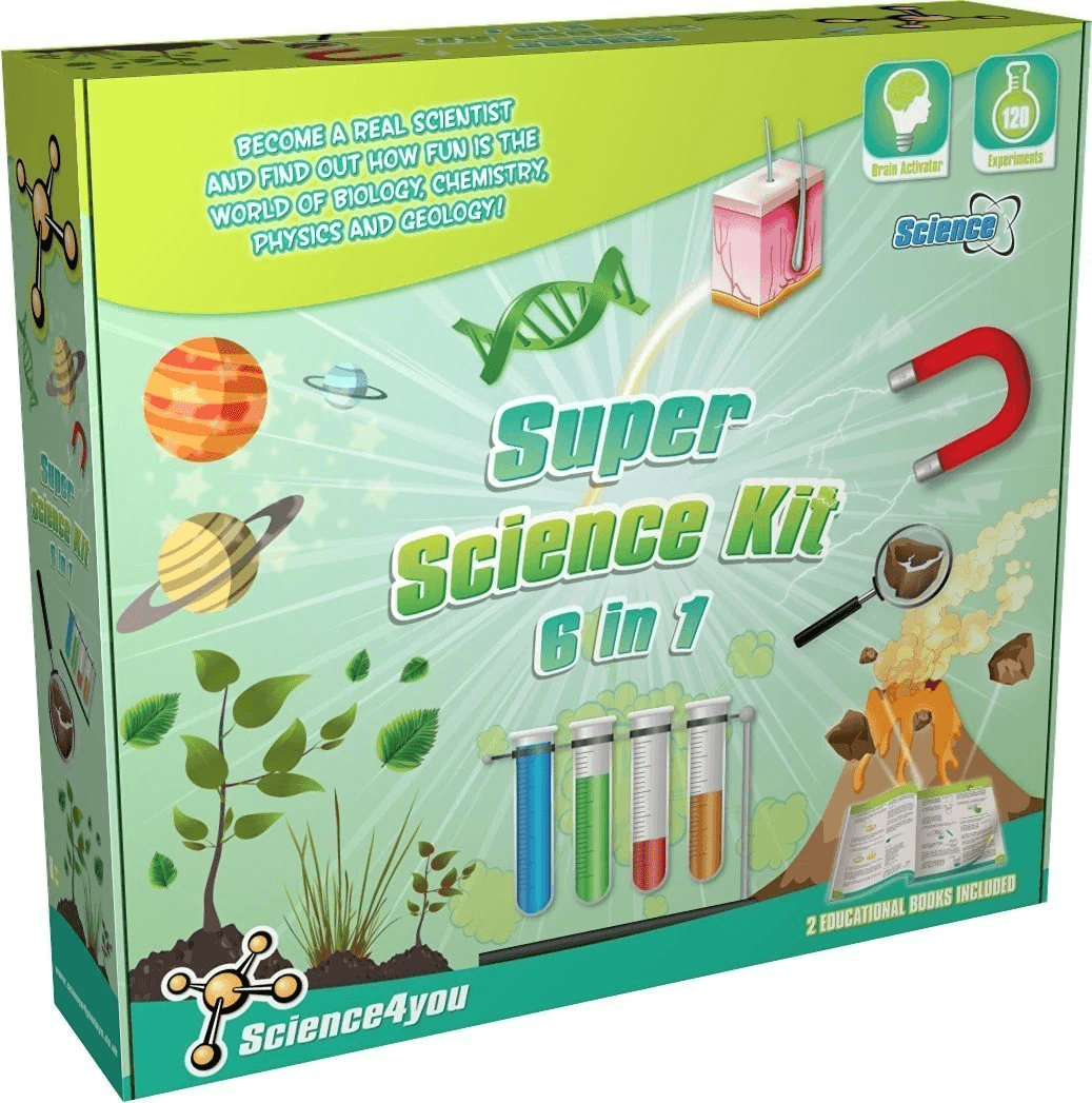 Science4you Super Kit - Super Science Kit 6 in 1