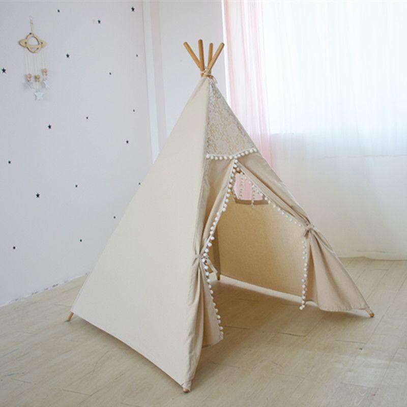 ALL 4 KIDS Della Lace Kids Square Teepee Tent