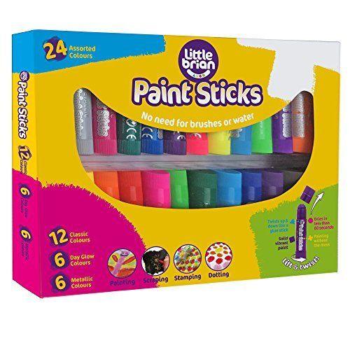 Little Brian Paint Sticks - Assorted 24 pk