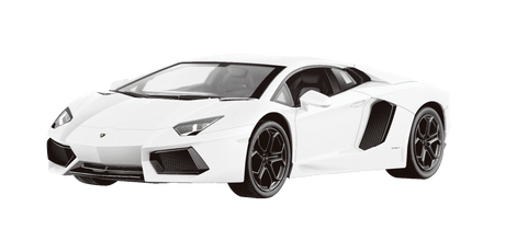 Rastar Licensed 1:10 Radio Control Car - Lamborghini Aventador LP700-4 White