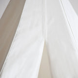 All 4 Kids Lily White Cotton Canvas Kids Hexagonal Teepee Tent