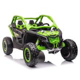 ALL 4 KIDS Licensed Can-Am RC Kids ride on UTV Car - Green