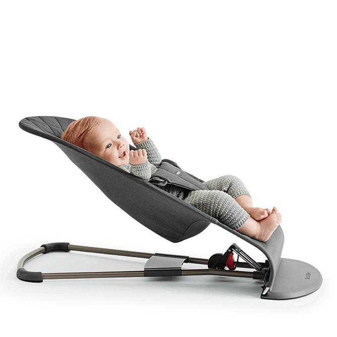 Babybjorn Bouncer Bliss - Anthracite Cotton