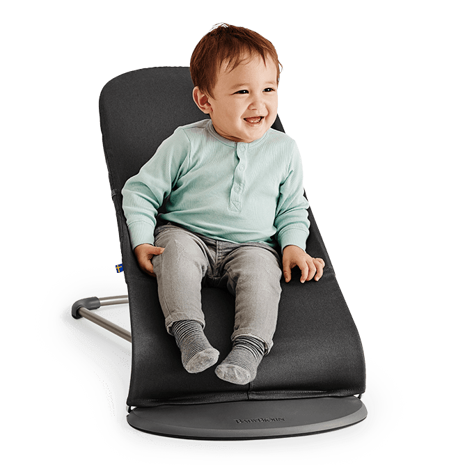 Babybjorn Bouncer Bliss - Anthracite Cotton