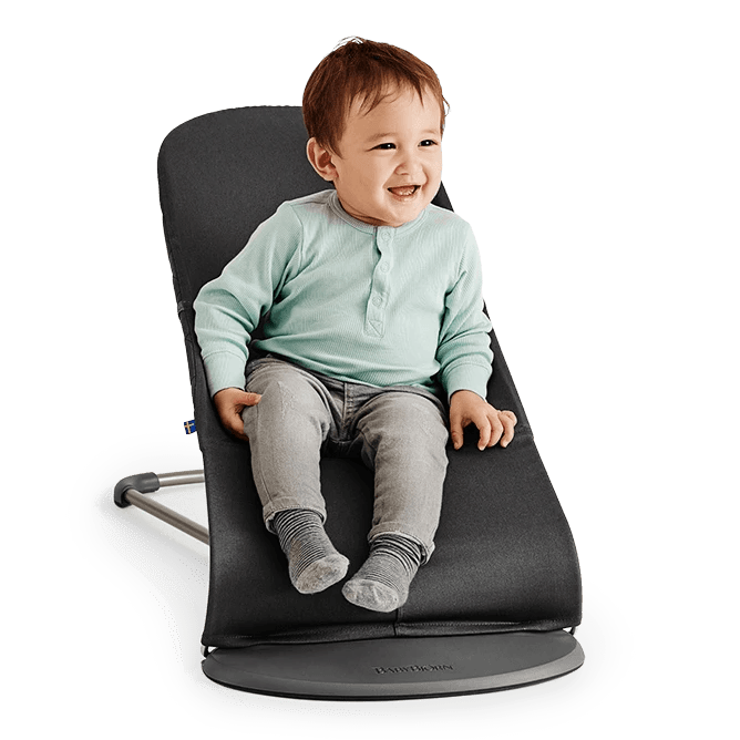 Babybjorn Bouncer Bliss - Anthracite Cotton