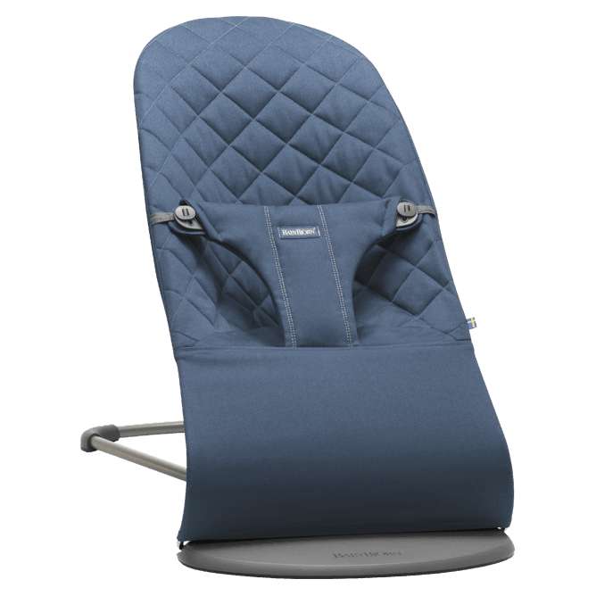 Babybjorn Bouncer Bliss - Blue Cotton