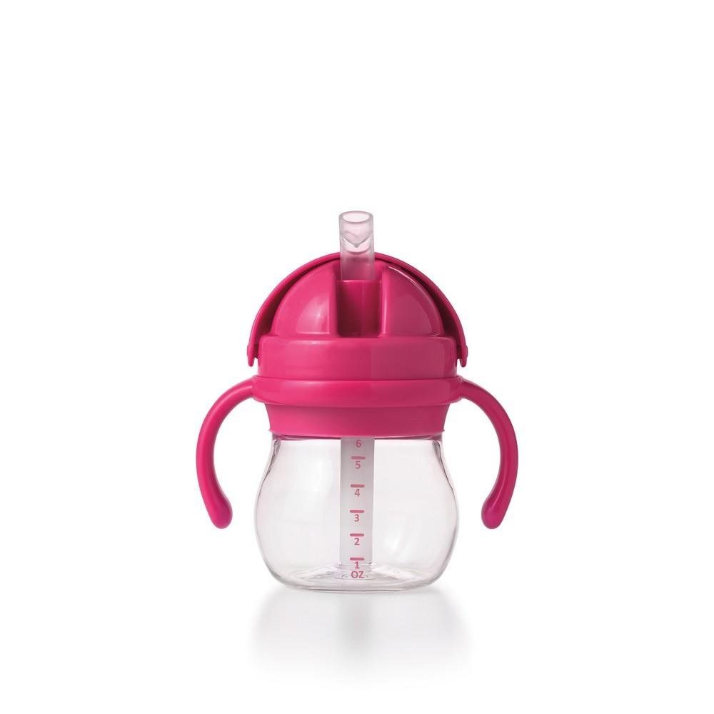 Oxo Tot Grow Straw Cup With Handles - Pink