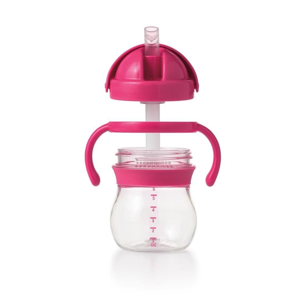 Oxo Tot Grow Straw Cup With Handles - Pink
