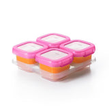 Oxo Tot Baby Blocks Freezer Storage Containers 4oz - Pink
