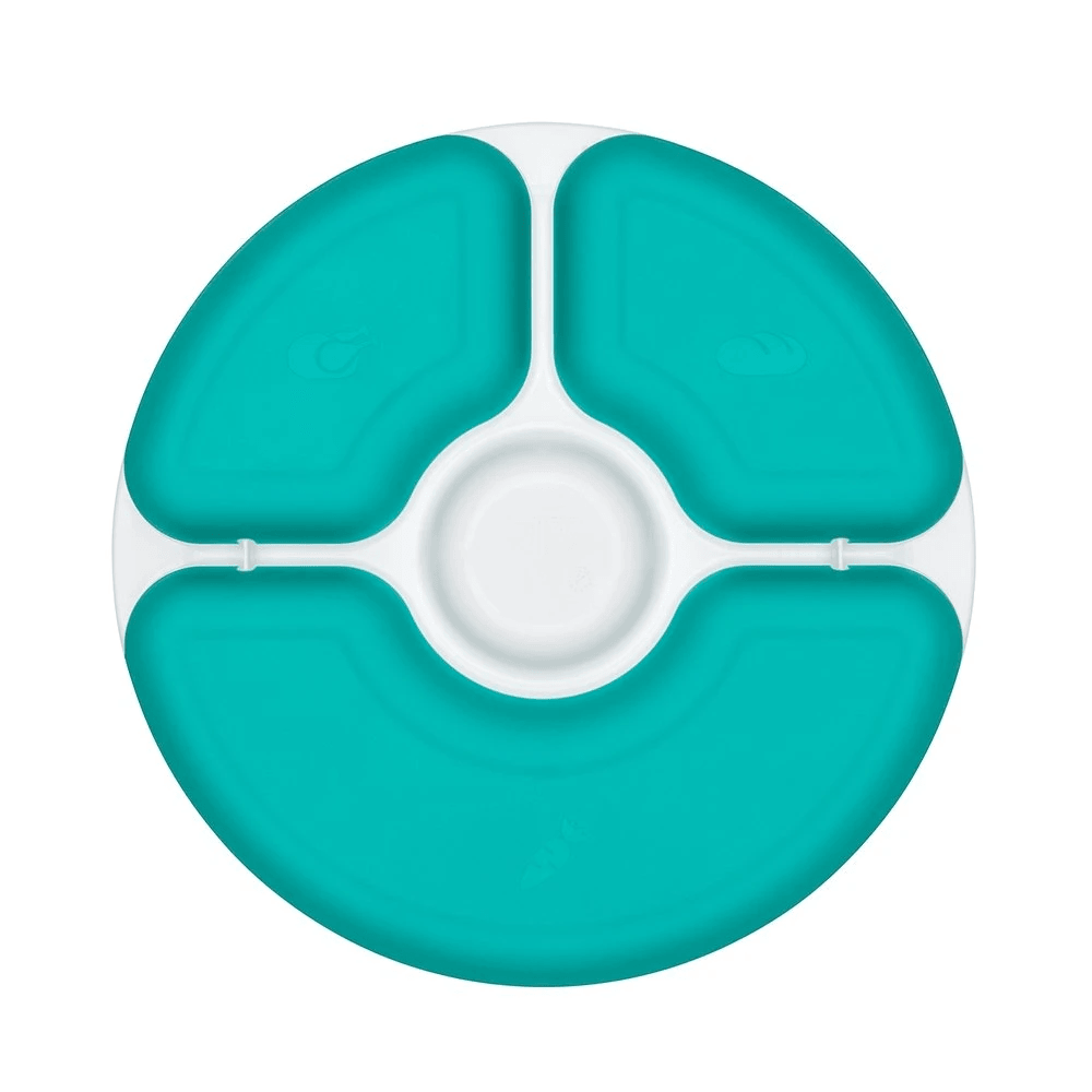 Oxo Tot Divided Plate - Teal