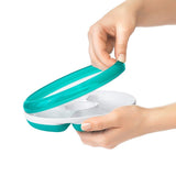 Oxo Tot Divided Plate - Teal