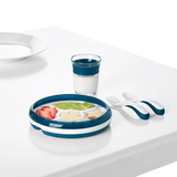 Oxo Tot Divided Plate - Navy