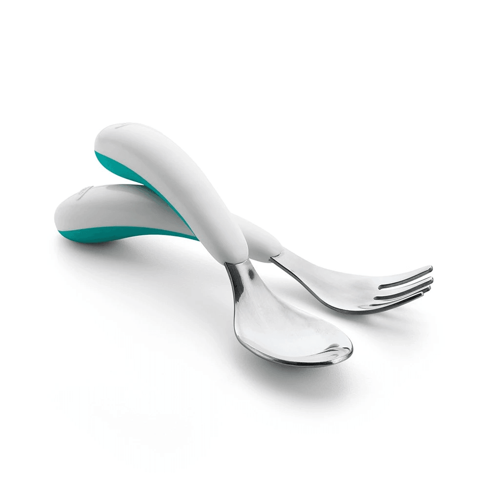 Oxo Tot Fork And Spoon Set - Teal