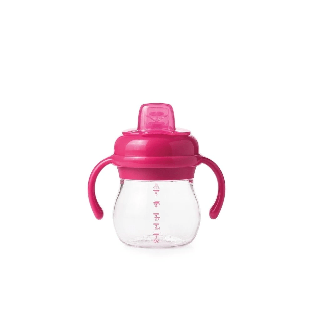 Oxo Tot Grow Soft Spout Cup with Removable Handles - Pink