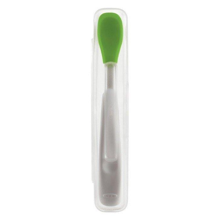 Oxo Tot On-the-go Feeding Spoon - Green