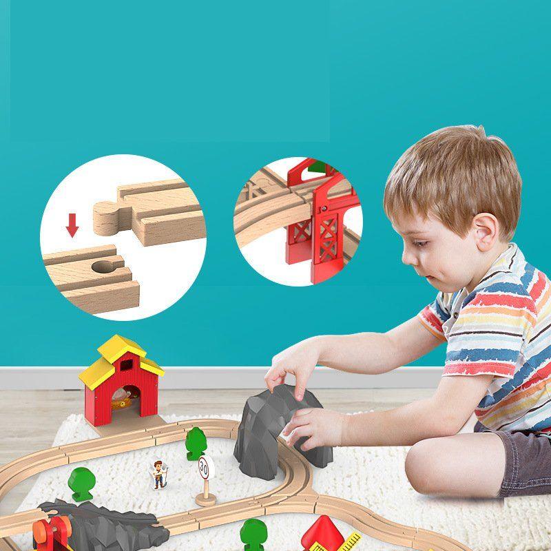 Onshine 141 pcs Train Track City Set