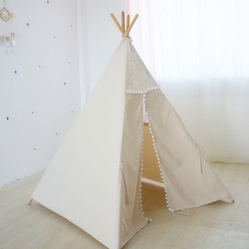 ALL 4 KIDS Della Lace Kids Square Teepee Tent