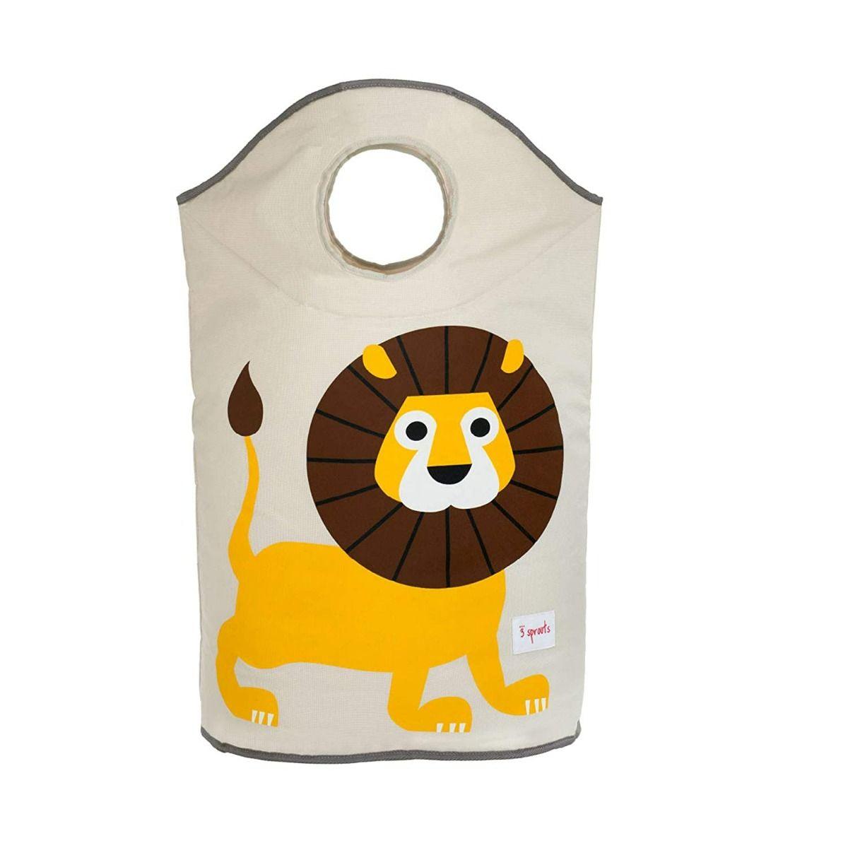 3 Sprouts Laundry Hamper - Yellow Lion