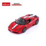 Rastar Licensed 1:14 Radio Control Car - Ferrari 458 Speciale A with USB Charger