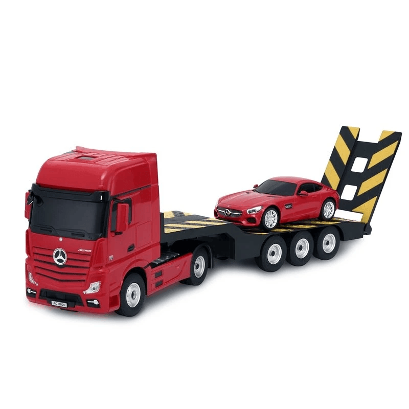 Rastar Licensed 1:26 Radio Control Model - Mercedes-Benz Actros WITH 1:24 AMG GT