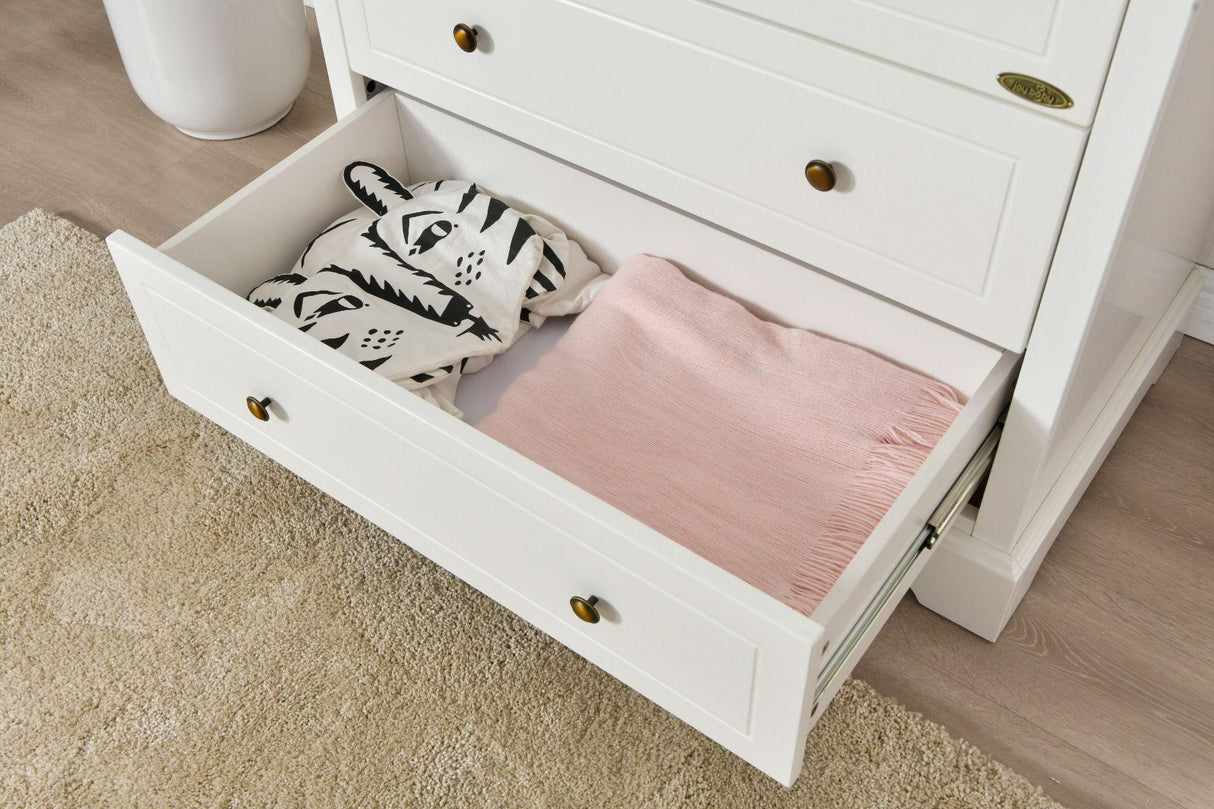 Joy Baby Mia Cot and Comet 4 Drawer Change Table Package