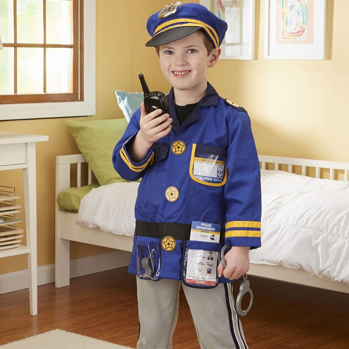 Melissa & Doug Police Officer Role Play Costume Set