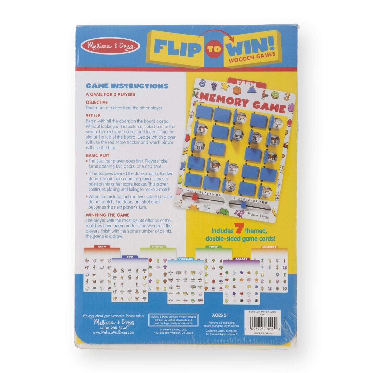 Melissa & Doug Flip to Win Memory Game