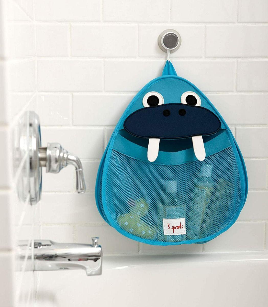 3 Sprouts Bath Storage - Blue Walrus