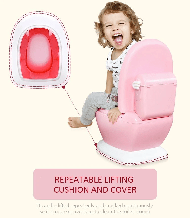 Joy Baby My First Toilet Training Potty with Sound - Blue