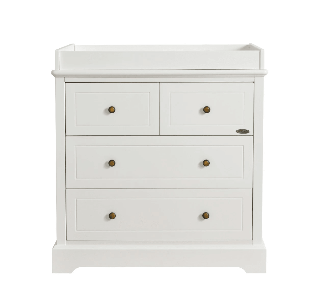 JOY BABY Comet 4 Drawer Chest of Drawer Change Table - White