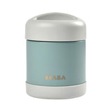 Beaba Stainless Steel Isothermal Portion 300ML - Light Mist/ Eucalyptus Green