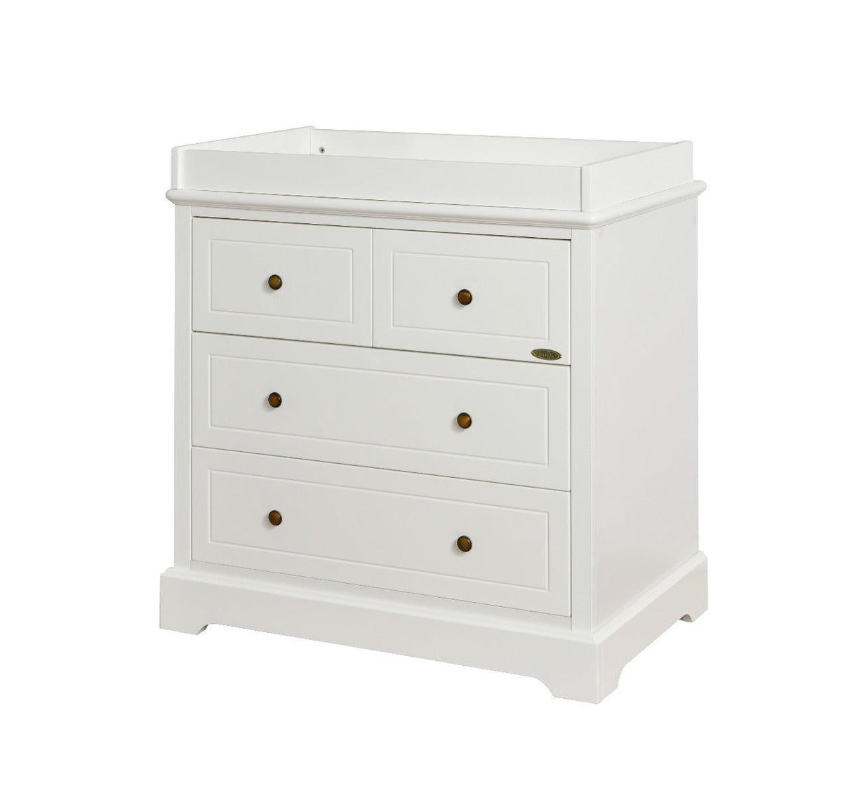 JOY BABY Comet 4 Drawer Chest of Drawer Change Table - White