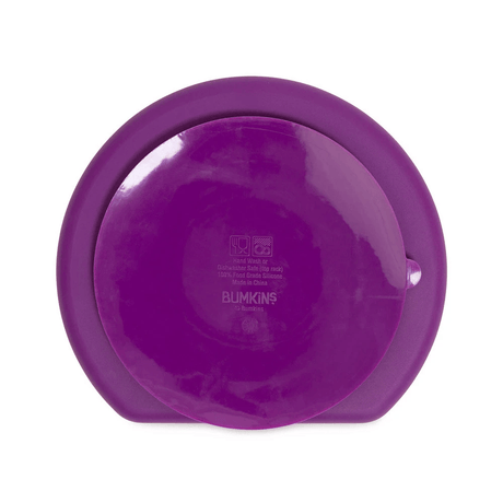 Bumkins Silicone Grip Dish - Purple