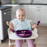 Bumkins Silicone Grip Dish - Purple