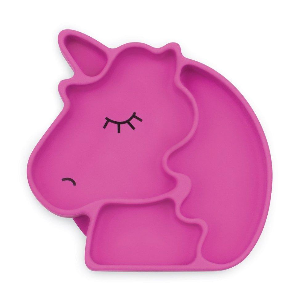 Bumkins Silicone Grip Dish - Unicorn