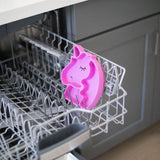 Bumkins Silicone Grip Dish - Unicorn